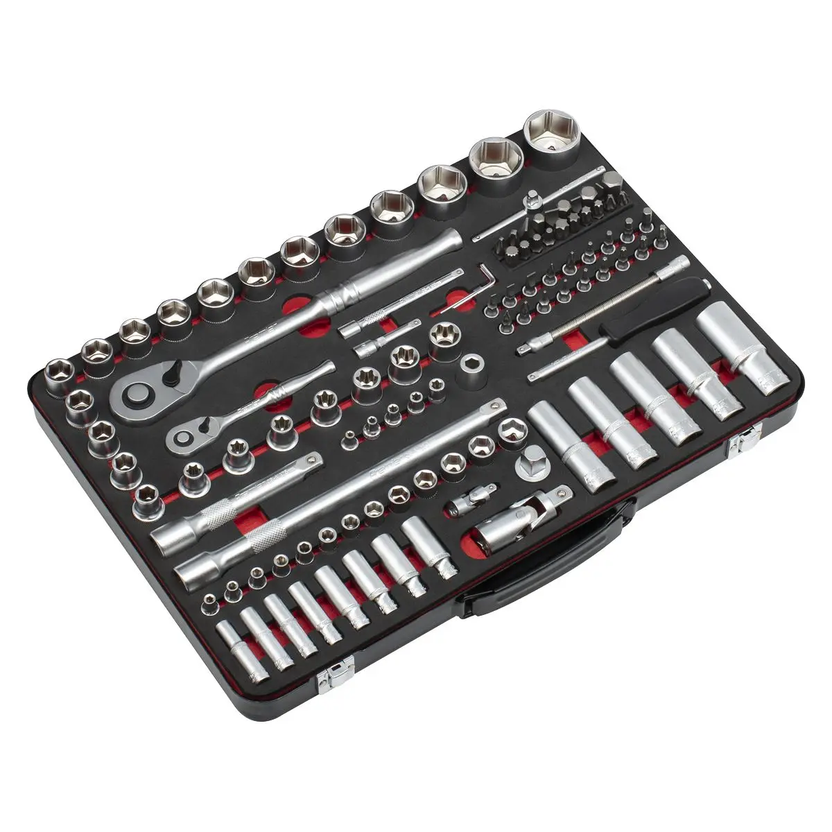 Sealey Premier Platinum Socket Set 1/4" & 1/2"Sq Drive 108pc - Premier Platinum - Image 12