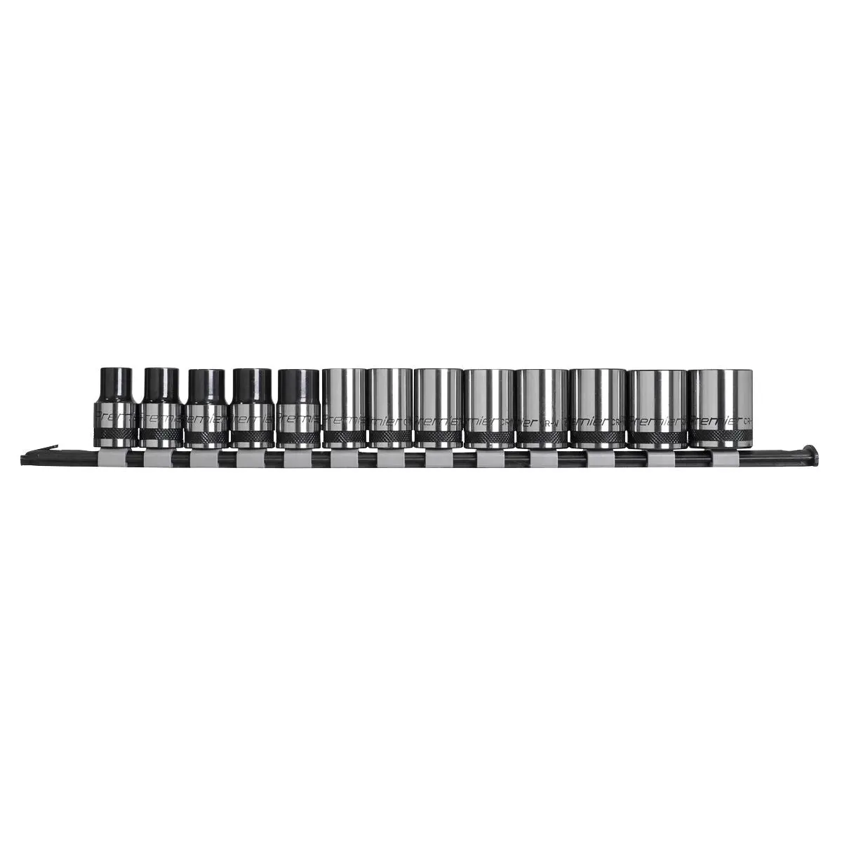 Sealey Premier Black Socket Set 13pc 1/2"Sq Drive Metric - Premier Black - Image 4