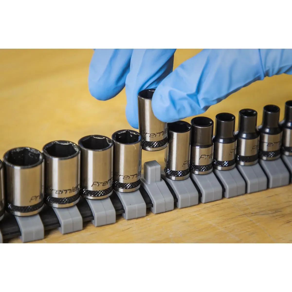 Sealey Premier Black Socket Set 13pc 1/4"Sq Drive Metric - Premier Black - Image 6