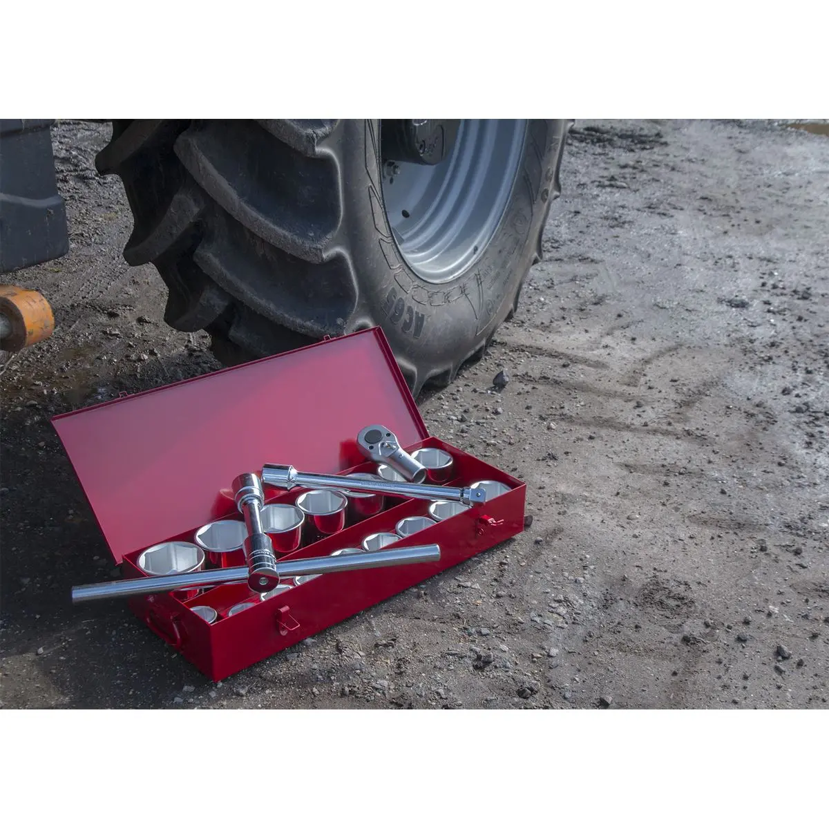 Sealey Premier Socket Set 22pc 1"Sq Drive 6pt WallDrive® Metric - Image 5