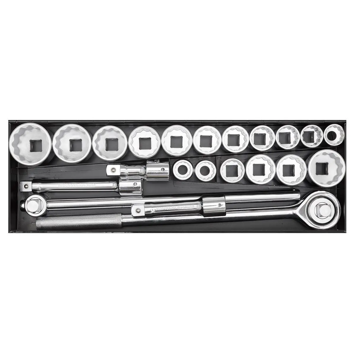 Sealey Premier Socket Set 22pc 3/4"Sq Drive 12-point WallDrive® - Image 3