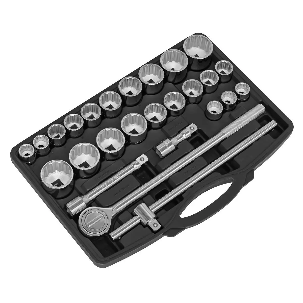 Sealey Premier Socket Set 26pc 3/4"Sq Drive 12-point WallDrive® - Image 7