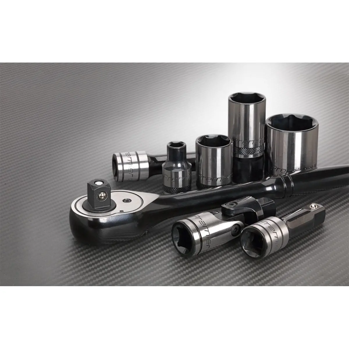 Sealey Premier Socket Set 28 Piece 1/2" Drive 6 Point WallDrive Metric Black Series - Image 11