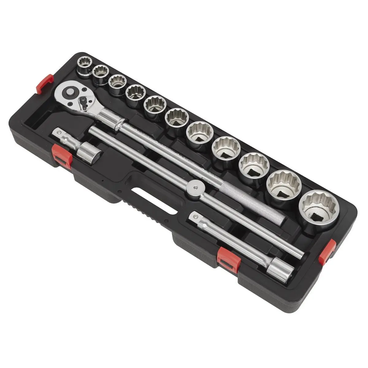 Sealey Premier Socket Set 3/4"Sq Drive 12-point WallDrive® 15pc Metric - Image 2
