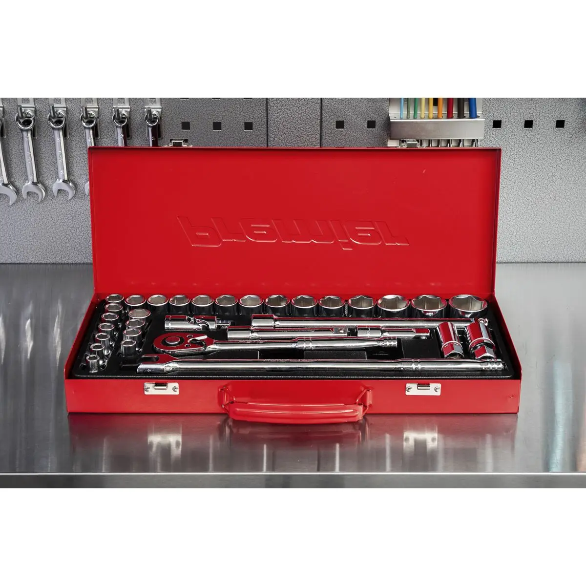 Sealey Premier Socket Set 32pc 1/2"Sq Drive 6pt WallDrive® - Metric/Imperial - Image 6