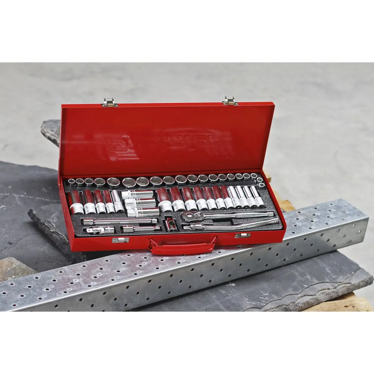 Sealey Premier Socket Set 45pc 3/8"Sq Drive 6pt WallDrive® - Metric/Imperial - Image 7