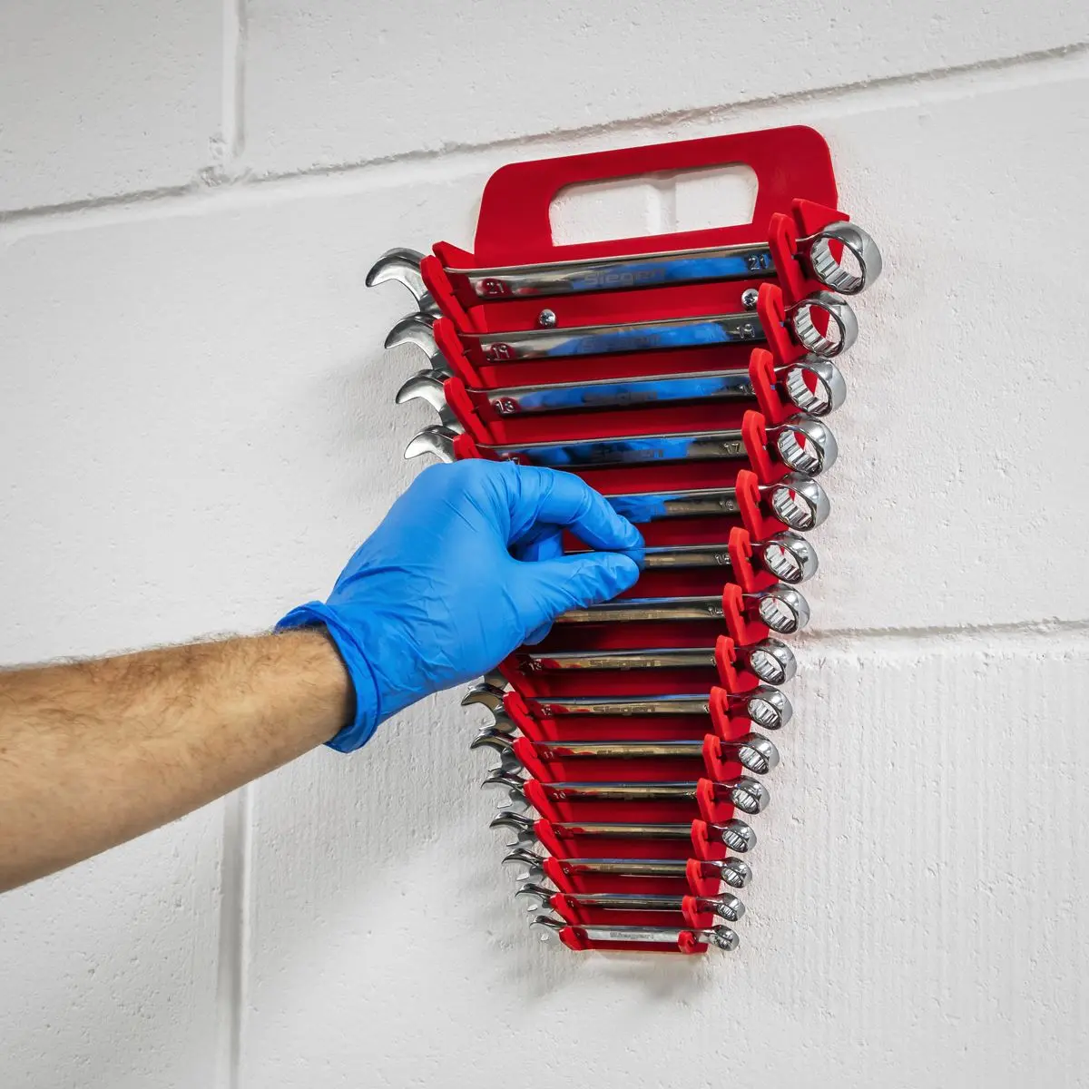 Sealey Premier Spanner Rack Capacity 15 Spanners - Image 7
