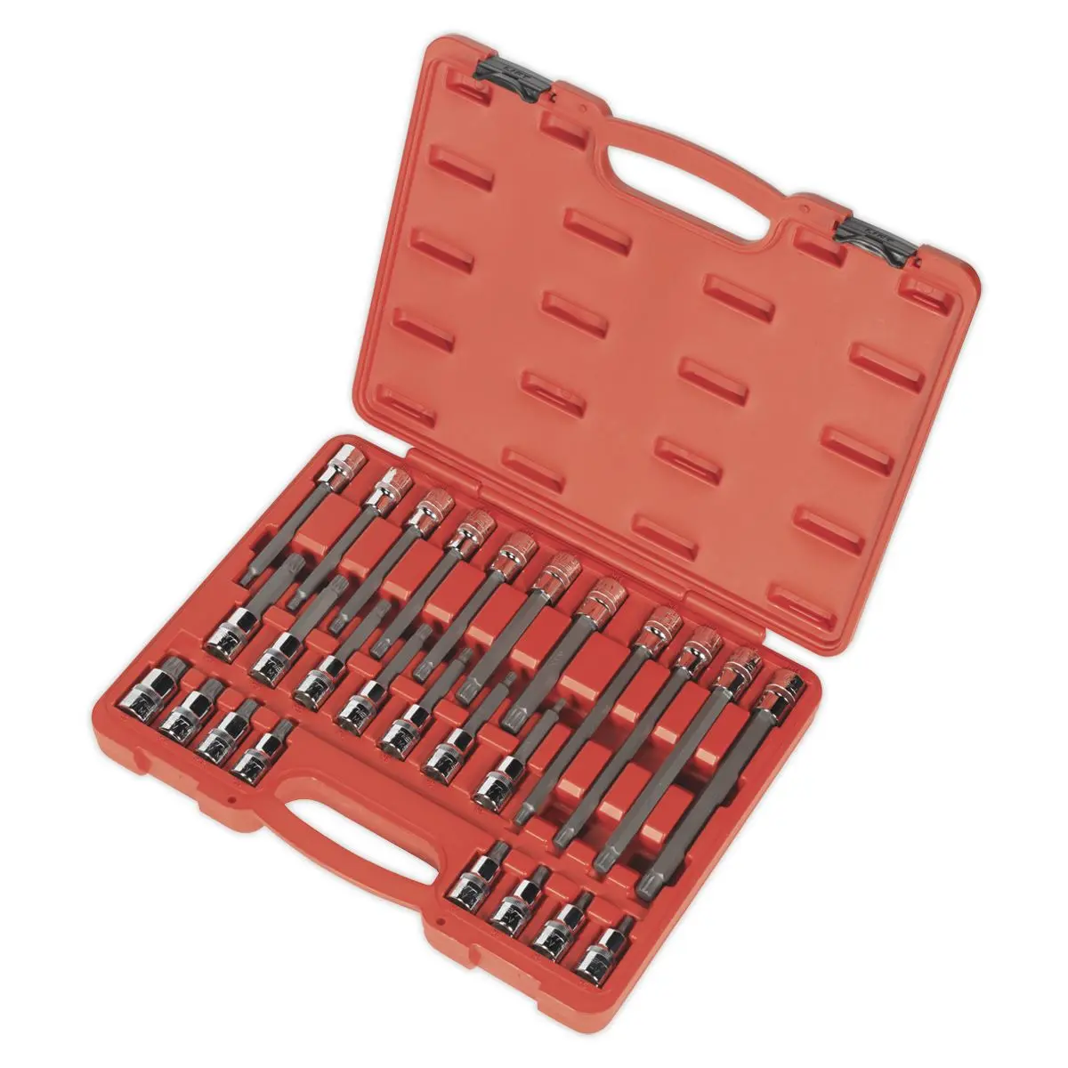Sealey Premier Spline Socket Bit Set 26pc 1/2"Sq Drive - Image 7