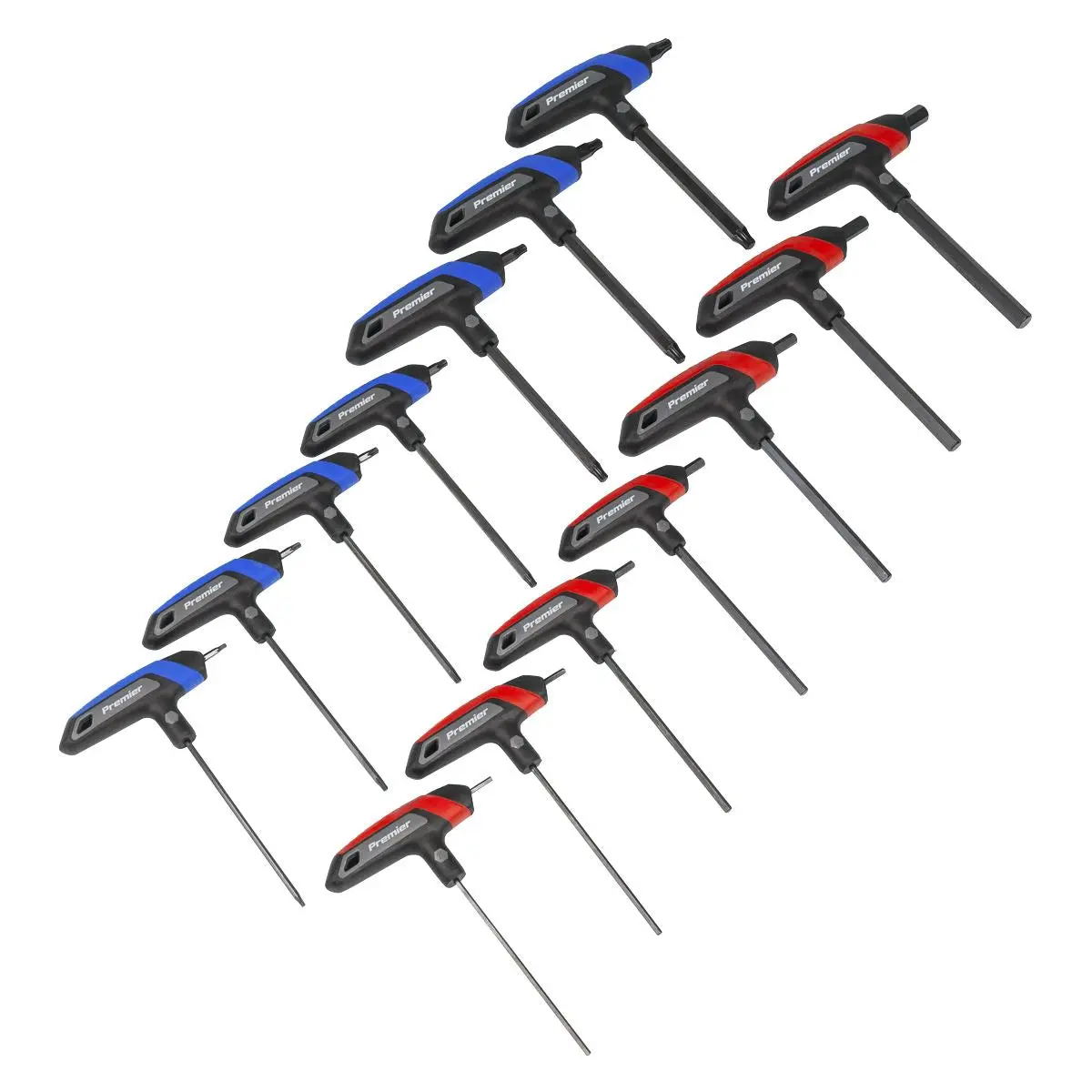 Sealey Premier T-Handle Hex & TRX-Star* Key Set 14pc - Image 10
