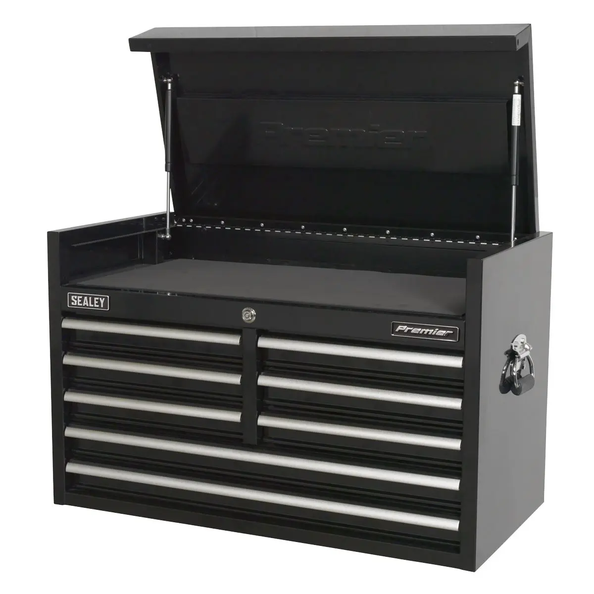 Sealey Premier Topchest 8 Drawer 915mm Heavy-Duty Black - Image 3