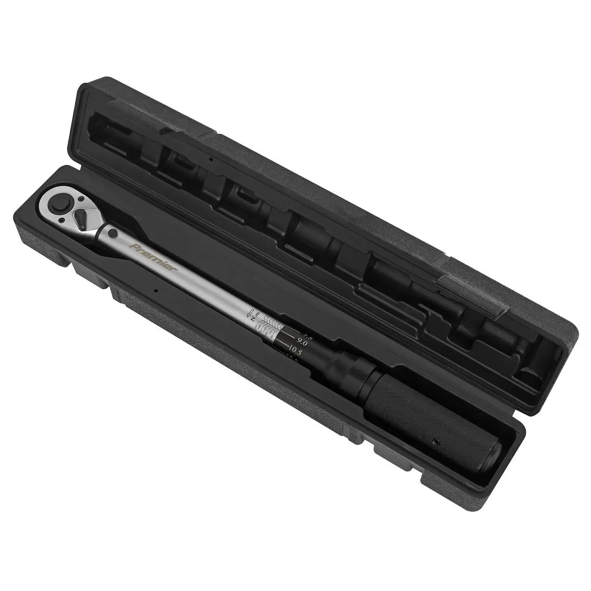 Sealey Premier Torque Wrench Micrometer Style 40-210Nm 1/2"Sq Drive - Image 4