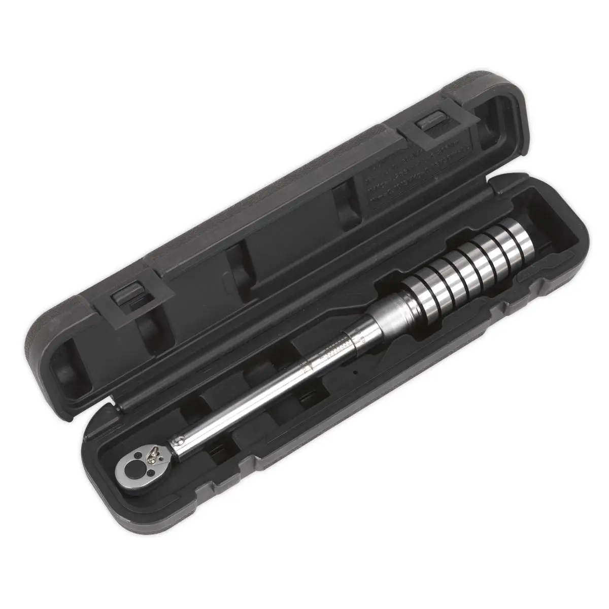 Sealey Premier Torque Wrench Micrometer Style 3/8"Sq Drive 20-100Nm(14.8-73.8lb.ft) - Calibrated - Image 2