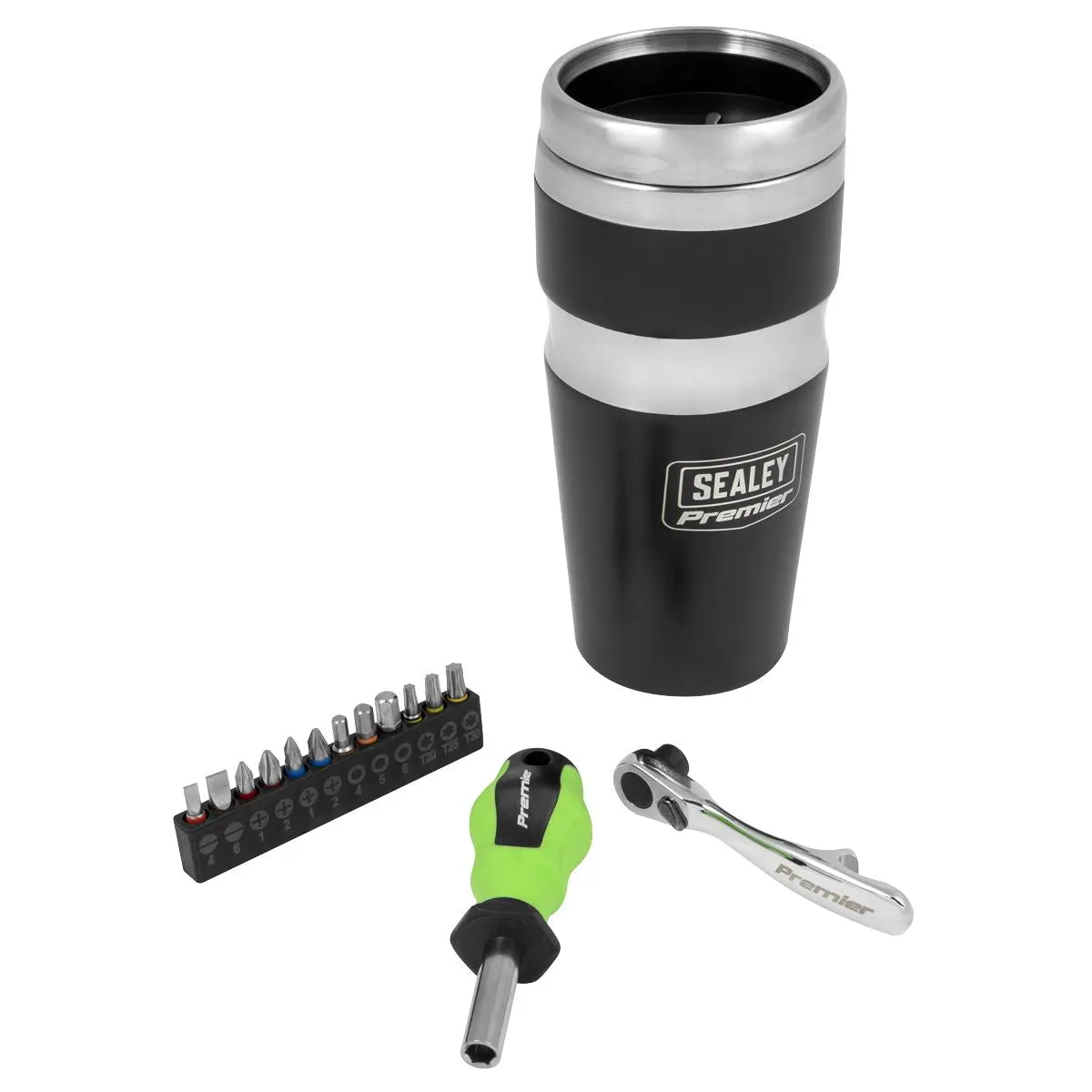 Sealey Premier Travel Mug with Tool Kit - Image 3