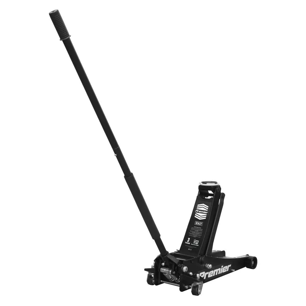 Sealey Premier Premier Trolley Jack 3 Tonne & Axle Stands (Pair) 3 Tonne per Stand Combo - Image 5