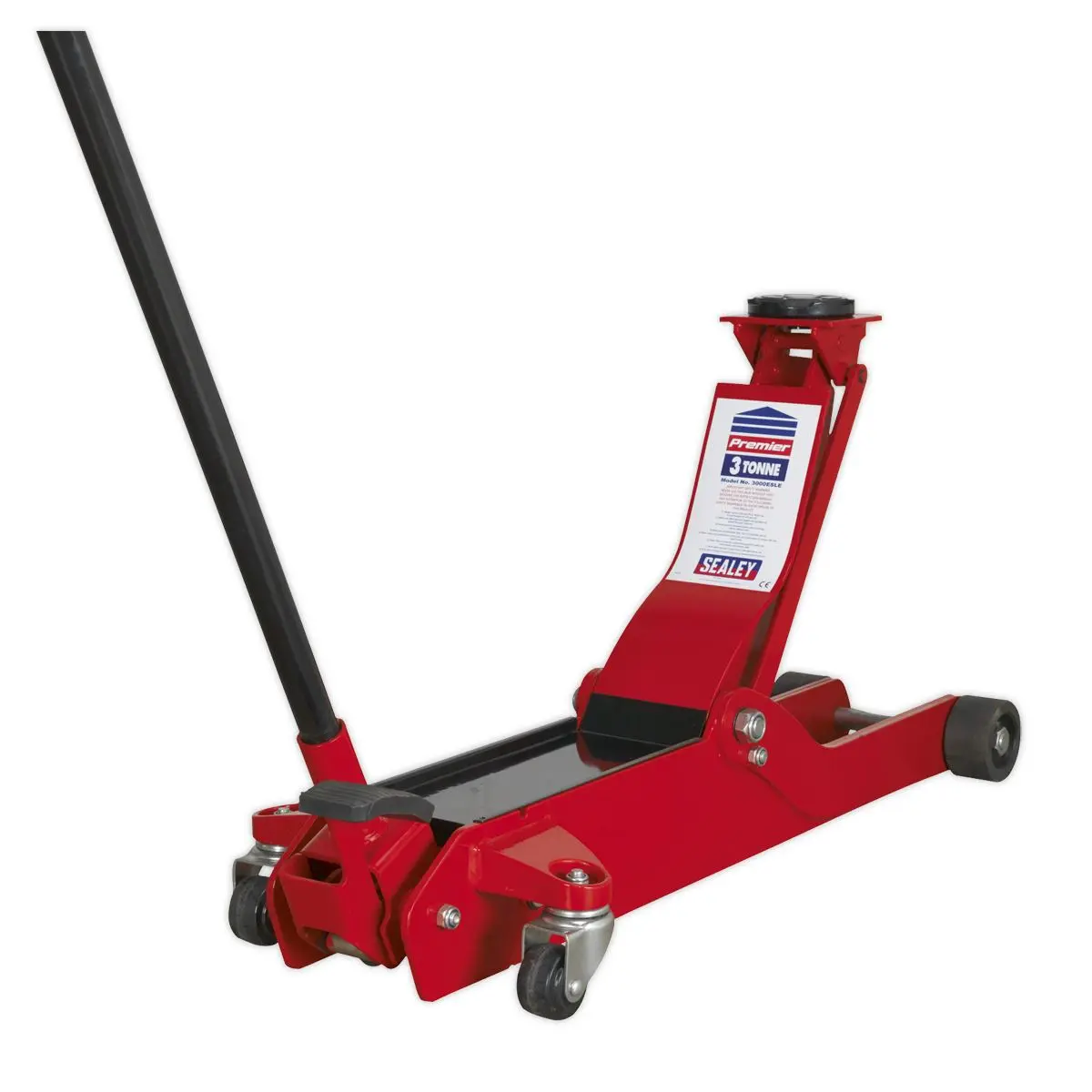 Sealey Premier Trolley Jack 3 Tonne European Style Low Profile - Image 2