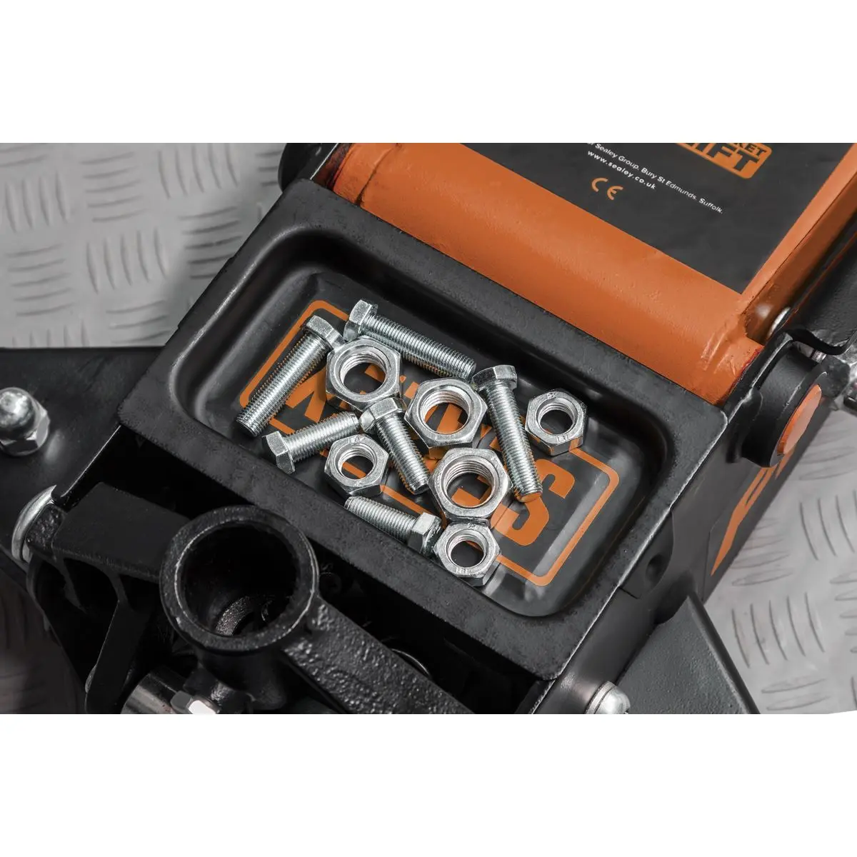 Sealey Premier Low Profile Trolley Jack with Rocket Lift 3 Tonne - Orange - Image 9
