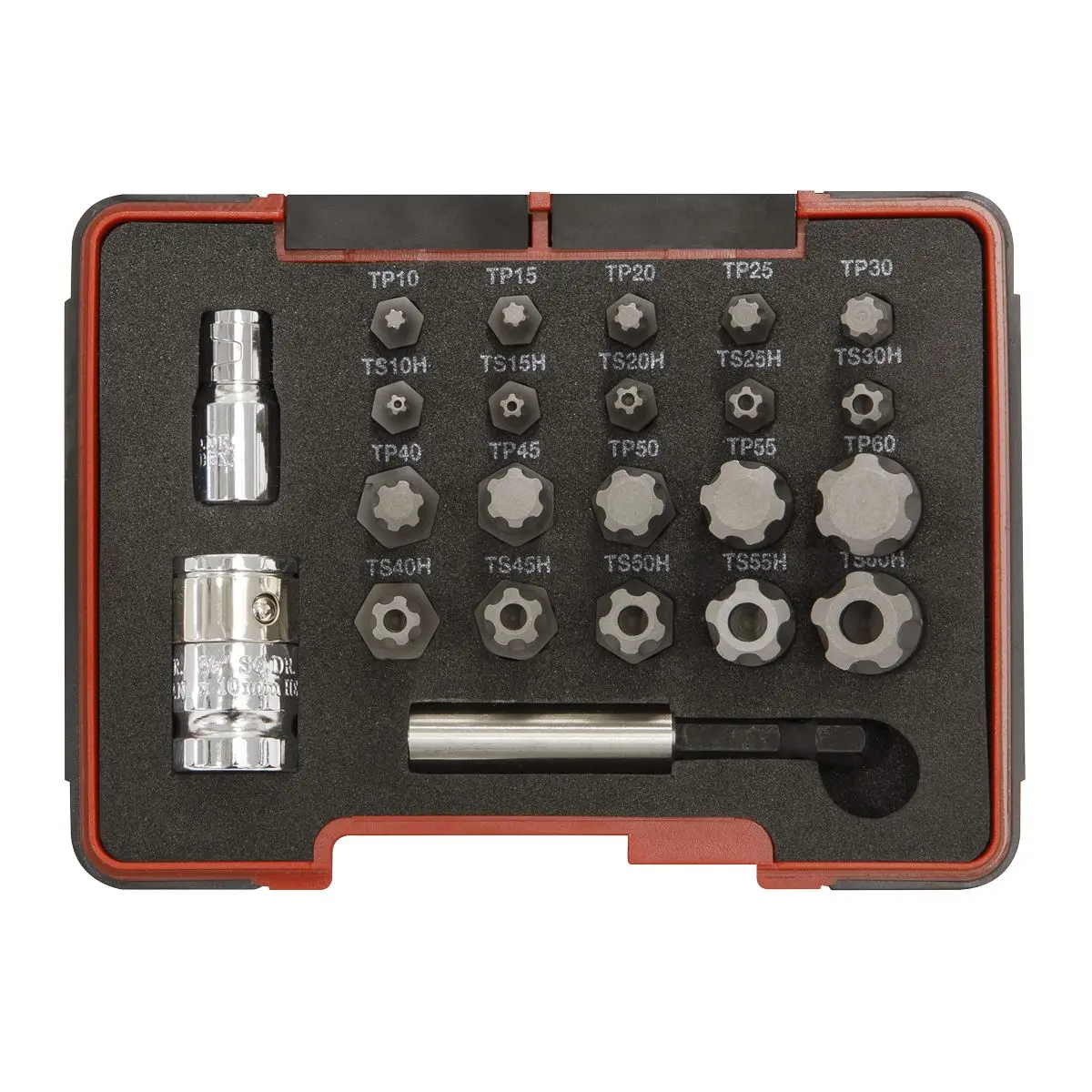 Sealey Premier TRX-P* & Security TRX-TS* Bit Set 23pc 1/4" & 3/8"Sq Drive - Image 3