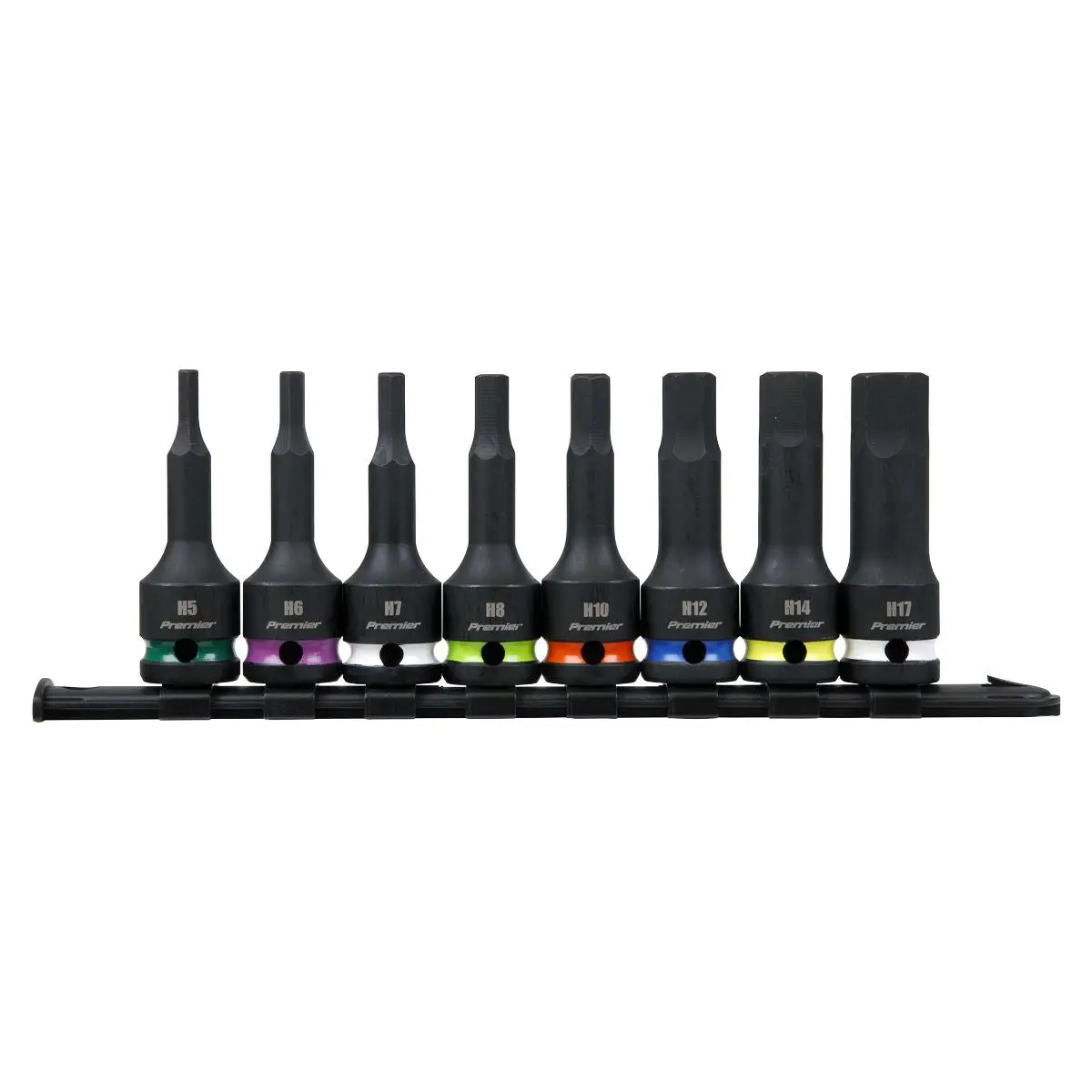 Sealey Premier TRX-Star* Impact Socket Bit Set 8pc 1/2"Sq Drive - Image 8