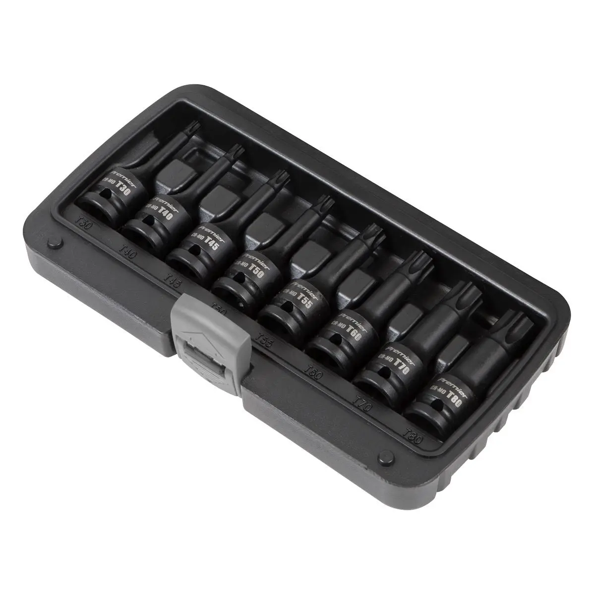 Sealey Premier TRX-Star* Impact Socket Bit Set 1/2"Sq Drive 8pc - Image 5