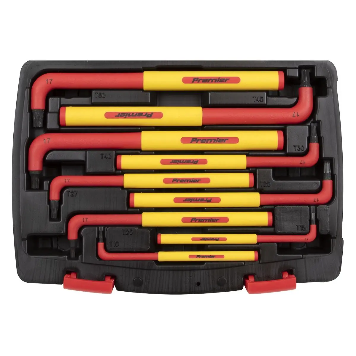 Sealey Premier TRX-Star* Key Set 9pc Extra-Long VDE - Image 4
