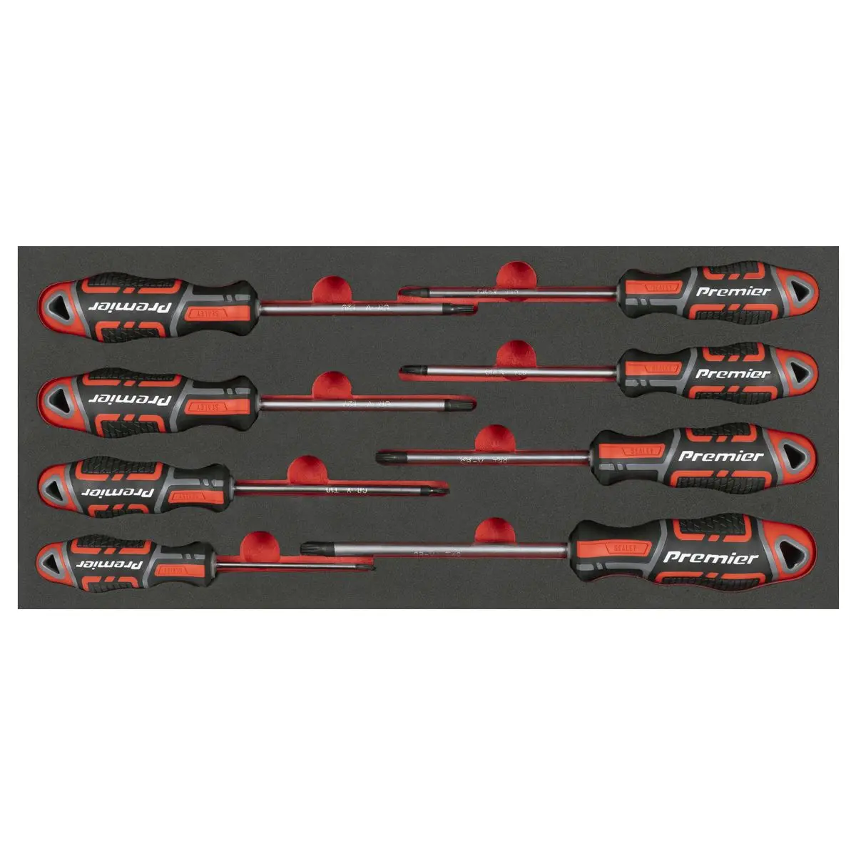 Sealey Premier TRX-Star* Screwdriver Set with Tool Tray 8pc