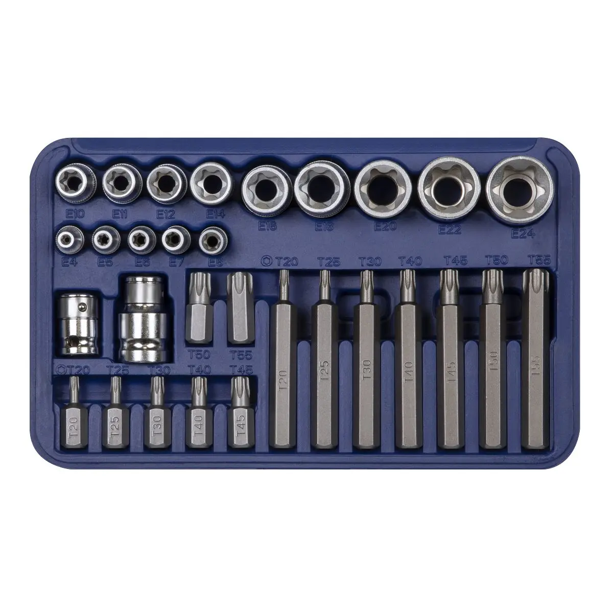 Sealey Premier TRX-Star* Socket & Bit Set 30pc 1/4", 3/8" & 1/2"Sq Drive - Image 2