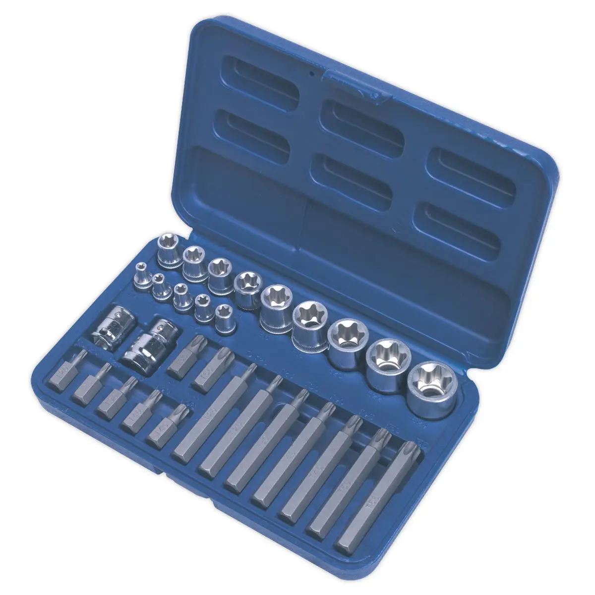 Sealey Premier TRX-Star* Socket & Bit Set 30pc 1/4", 3/8" & 1/2"Sq Drive - Image 3