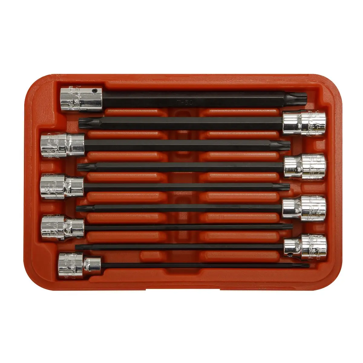 Sealey Premier TRX-Star* Socket Bit Set 9pc 3/8"Sq Drive 150mm - Image 5