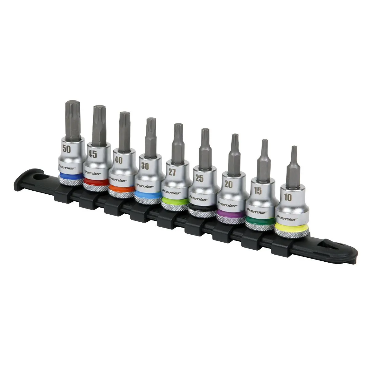 Sealey Premier Platinum TRX-Star* Socket Bit Set 9pc 3/8"Sq Drive - Premier Platinum - Image 2