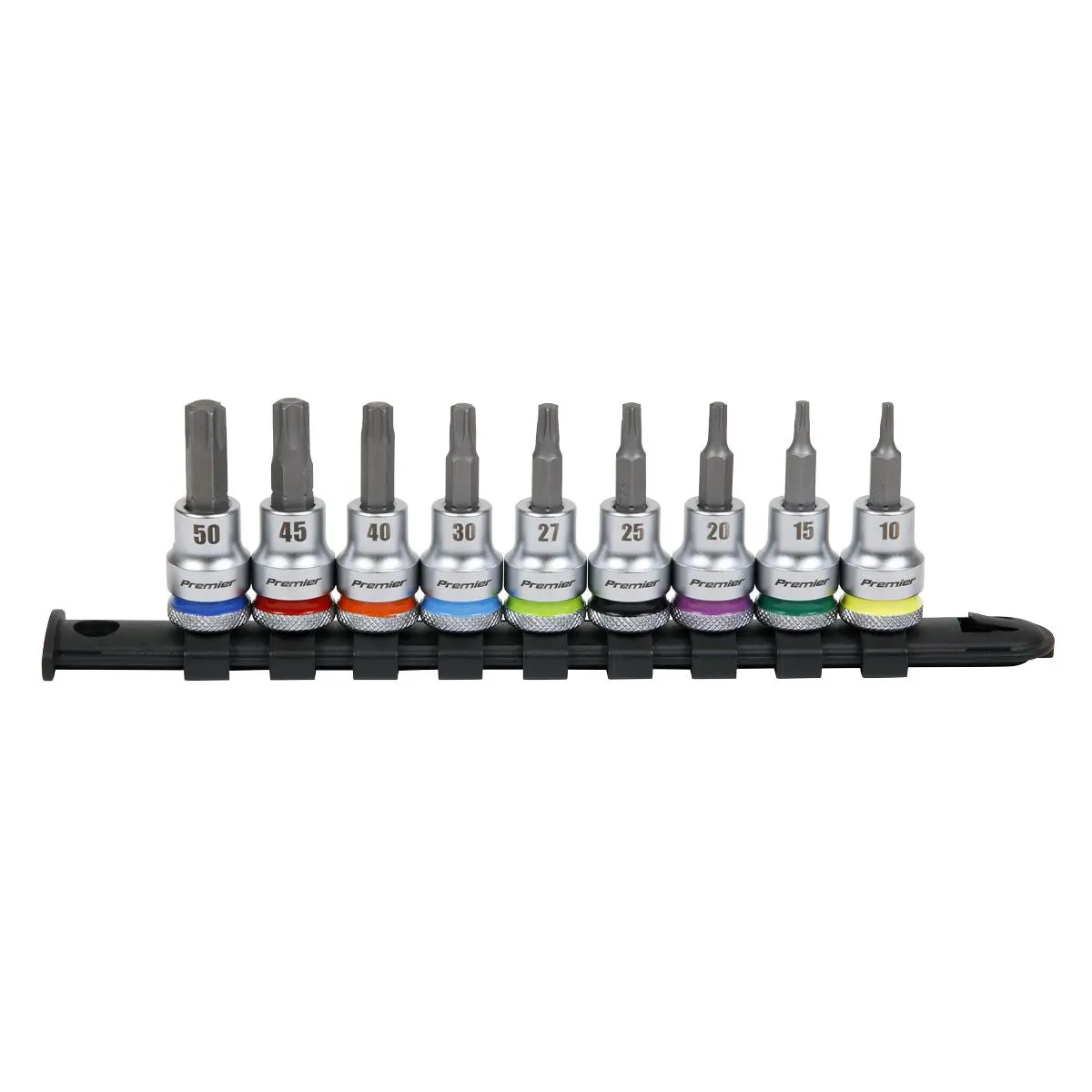 Sealey Premier Platinum TRX-Star* Socket Bit Set 9pc 3/8"Sq Drive - Premier Platinum - Image 3