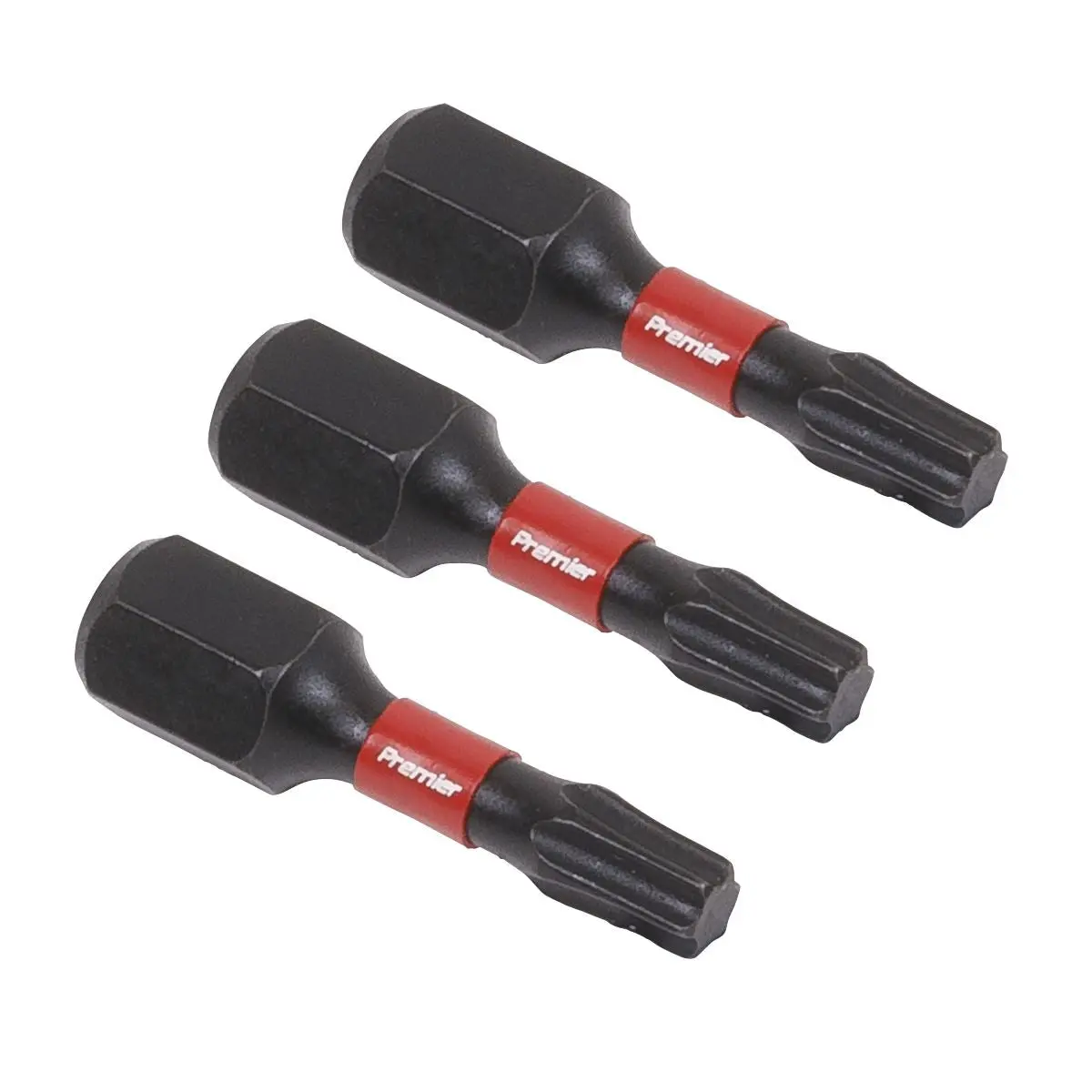 Sealey Premier TRX-Star* T20 Impact Power Tool Bits 25mm - 3pc