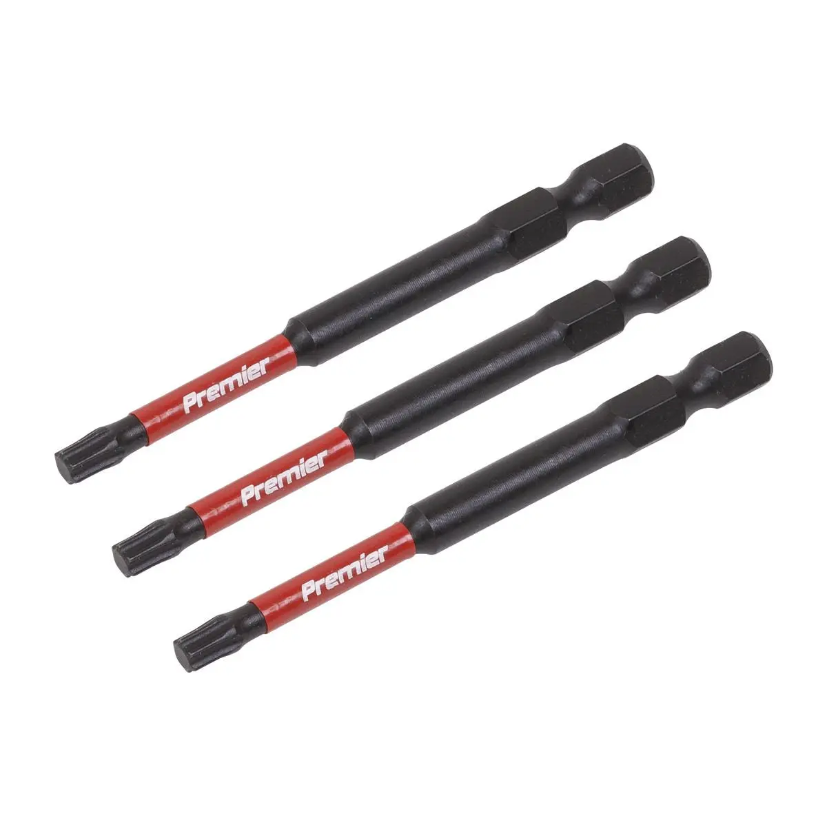 Sealey Premier TRX-Star* T25 Impact Power Tool Bits 75mm - 3pc - Image 3