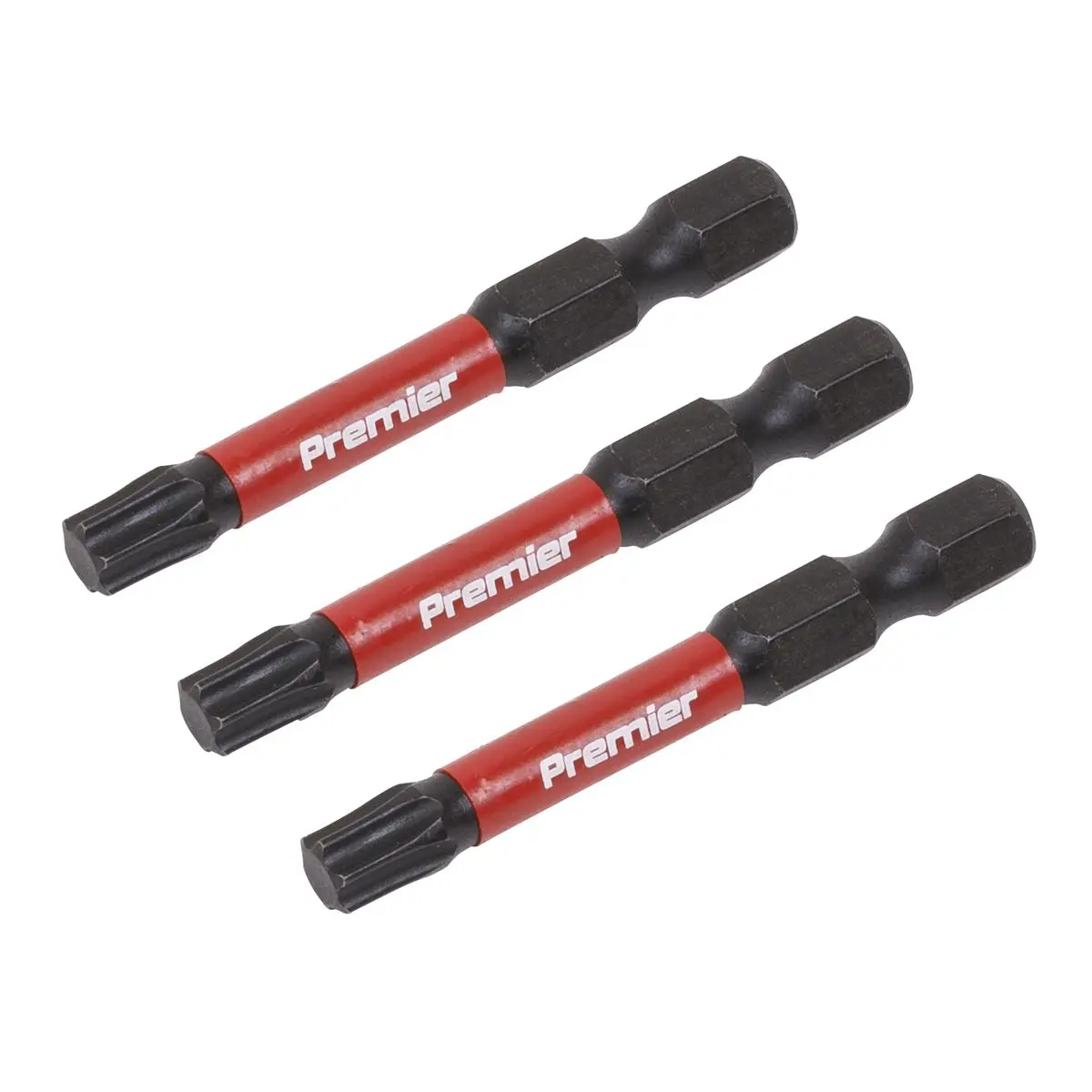 Sealey Premier TRX-Star* T30 Impact Power Tool Bits 50mm - 3pc - Image 3