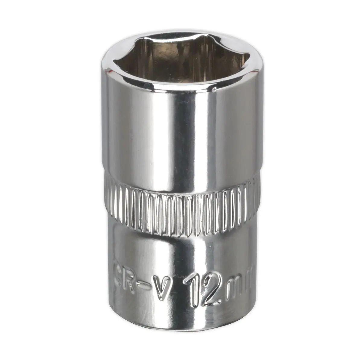 Sealey Premier WallDrive® Socket 12mm 3/8"Sq Drive Fully Polished