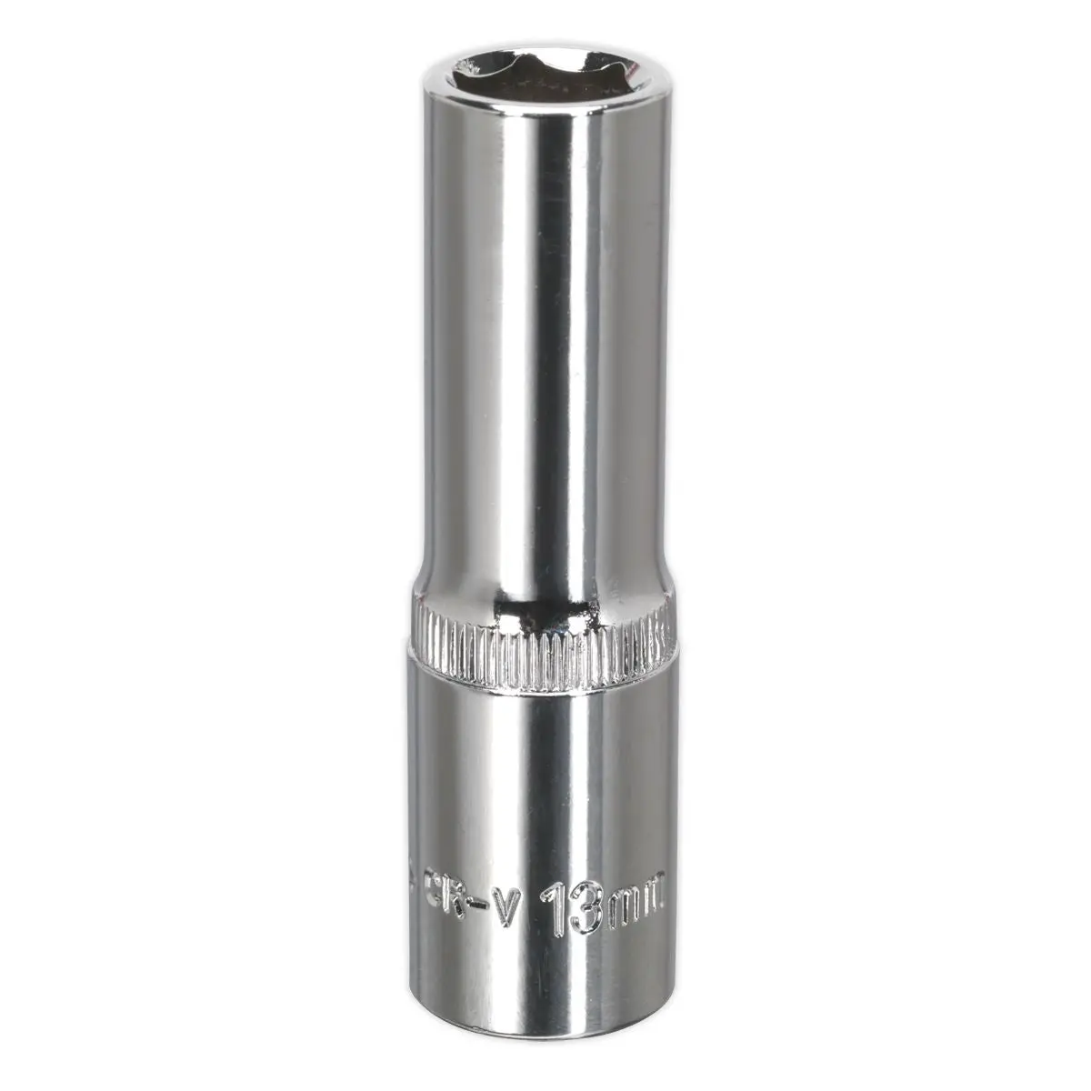 Sealey Premier WallDrive® Socket 13mm Deep 1/2"Sq Drive Fully Polished