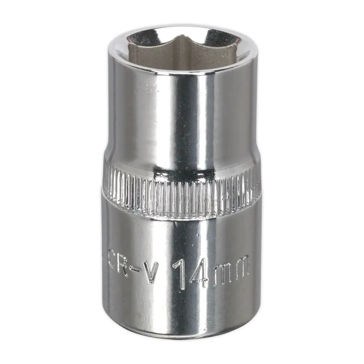 Sealey Premier WallDrive® Socket 14mm 1/2"Sq Drive Fully Polished