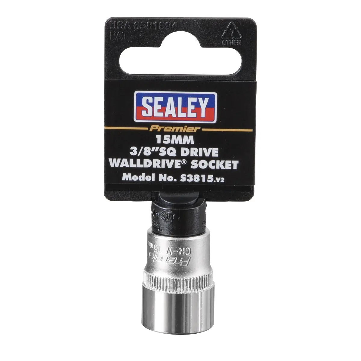 Sealey Premier WallDrive® Socket 15mm 3/8"Sq Drive - Image 4