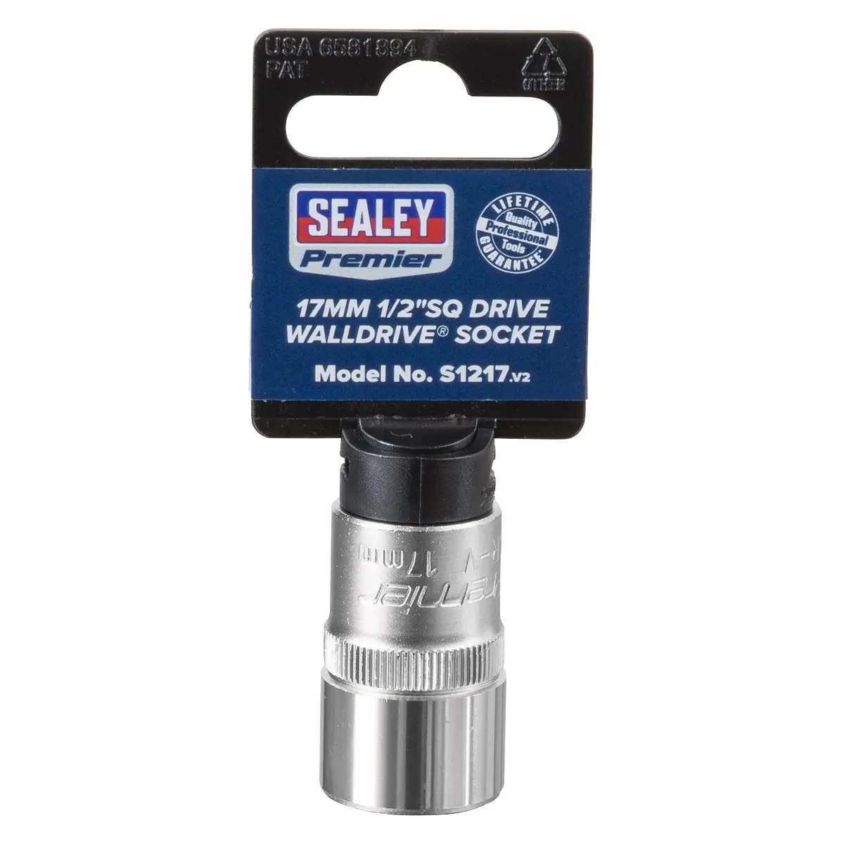 Sealey Premier WallDrive® Socket 17mm 1/2"Sq Drive - Image 5