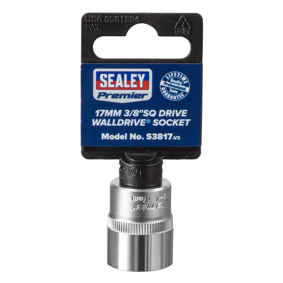 Sealey Premier WallDrive® Socket 17mm 3/8"Sq Drive - Image 8