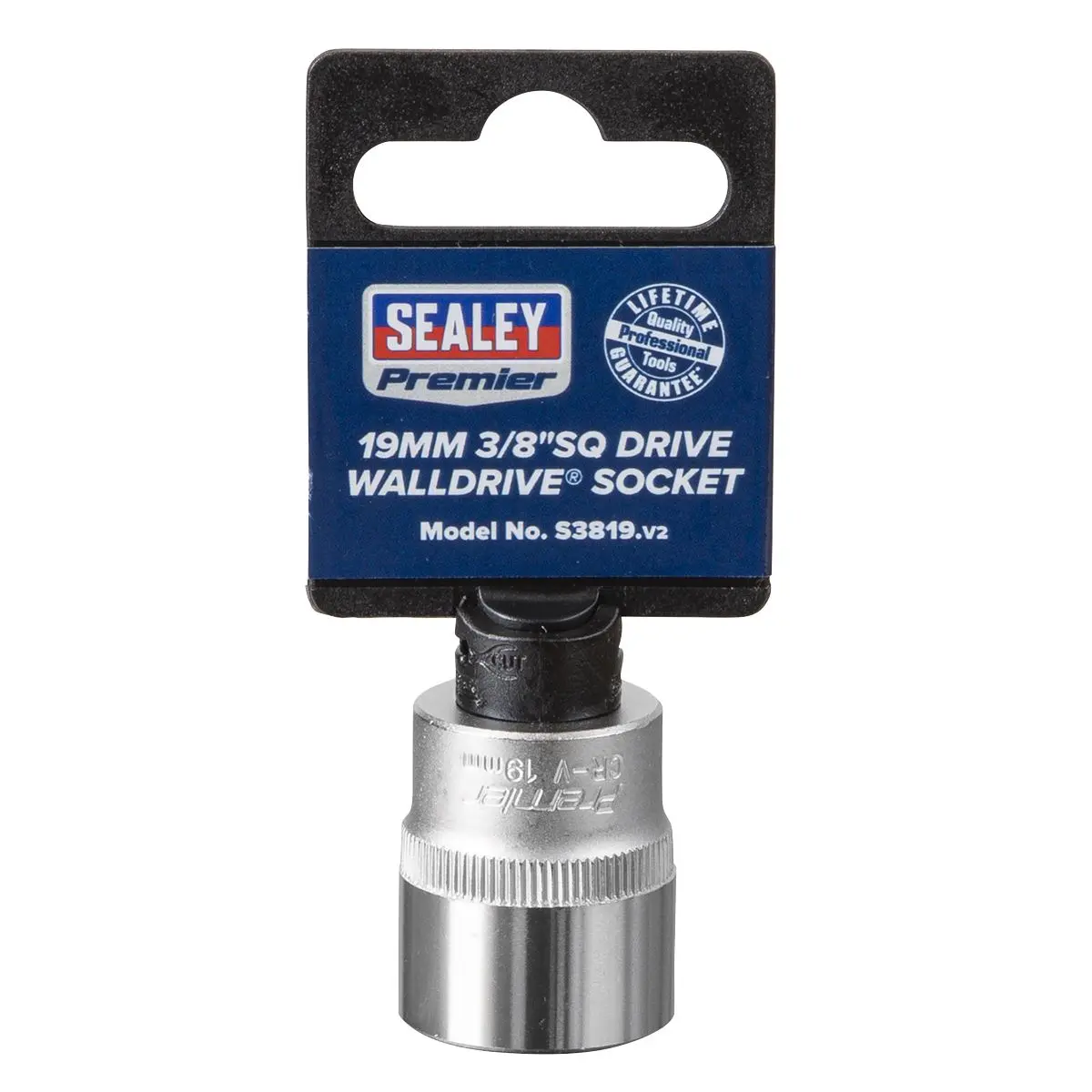 Sealey Premier WallDrive® Socket 19mm 3/8"Sq Drive - Image 5
