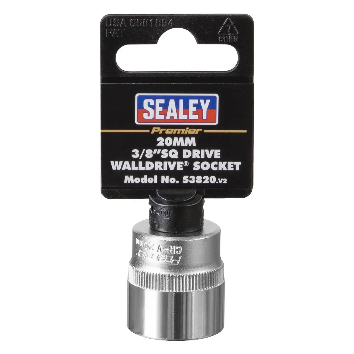 Sealey Premier WallDrive® Socket 20mm 3/8"Sq Drive - Image 6