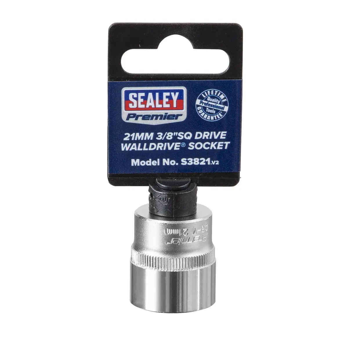 Sealey Premier WallDrive® Socket 21mm 3/8"Sq Drive - Image 3