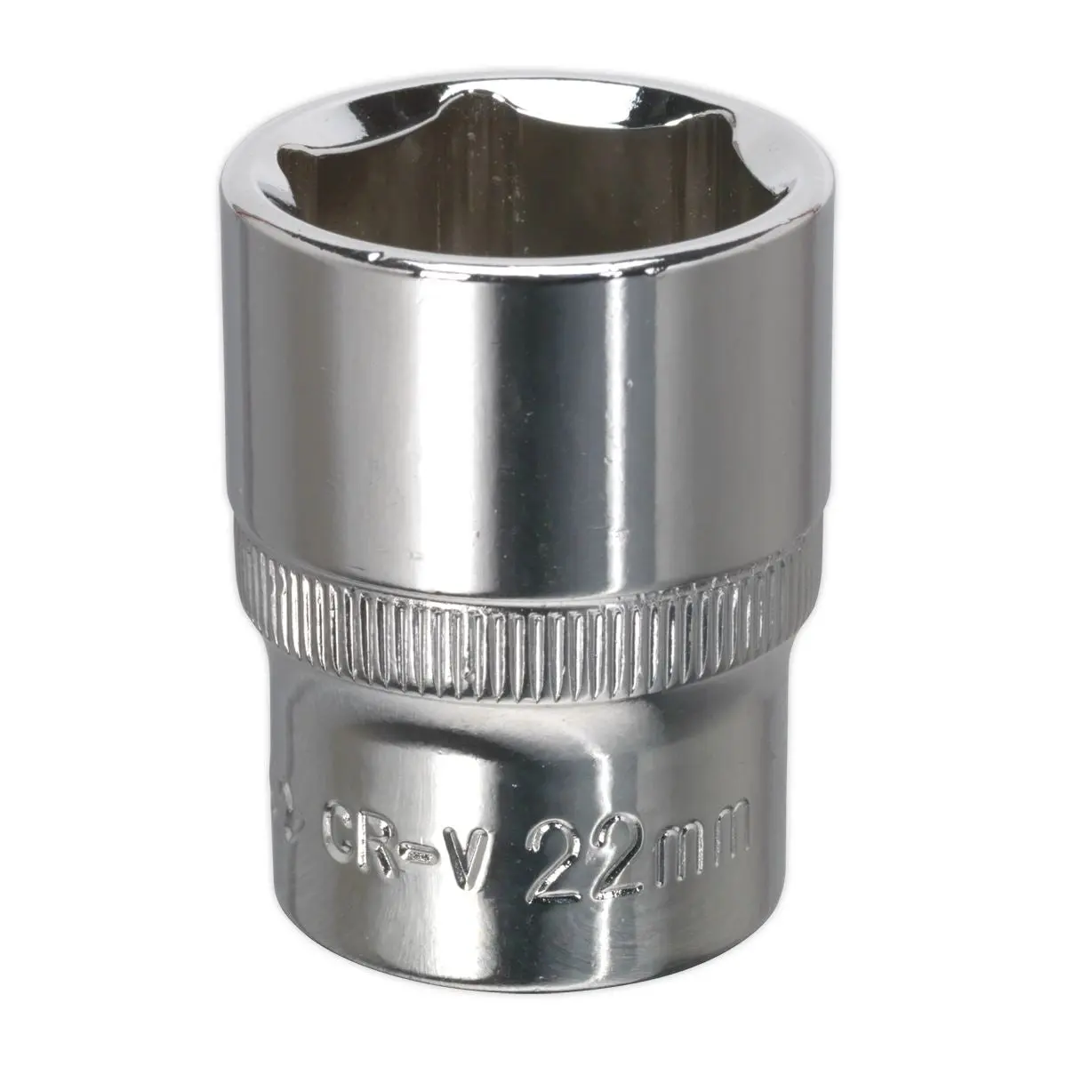 Sealey Premier WallDrive® Socket 22mm 1/2"Sq Drive Fully Polished