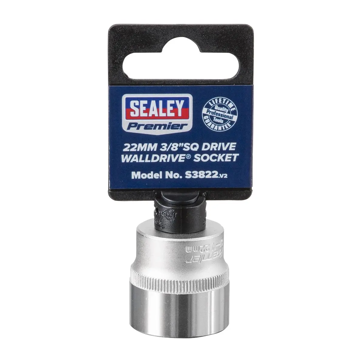 Sealey Premier WallDrive® Socket 22mm 3/8"Sq Drive - Image 6