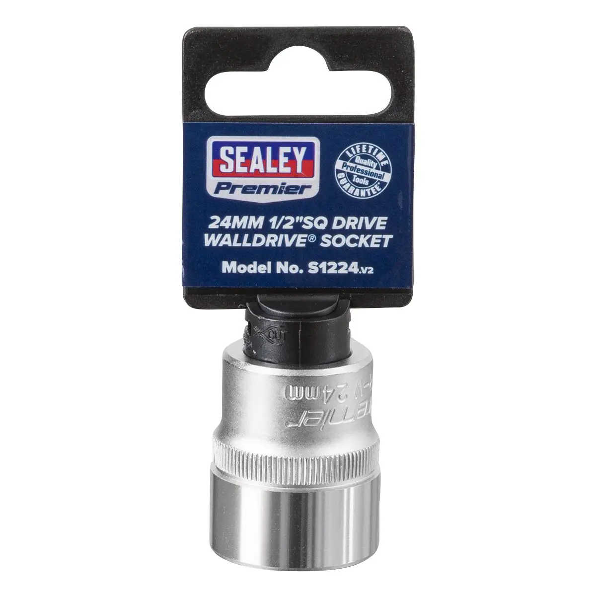 Sealey Premier WallDrive® Socket 24mm 1/2"Sq Drive - Image 6