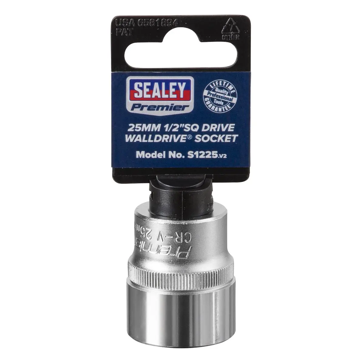 Sealey Premier WallDrive® Socket 25mm 1/2"Sq Drive - Image 3