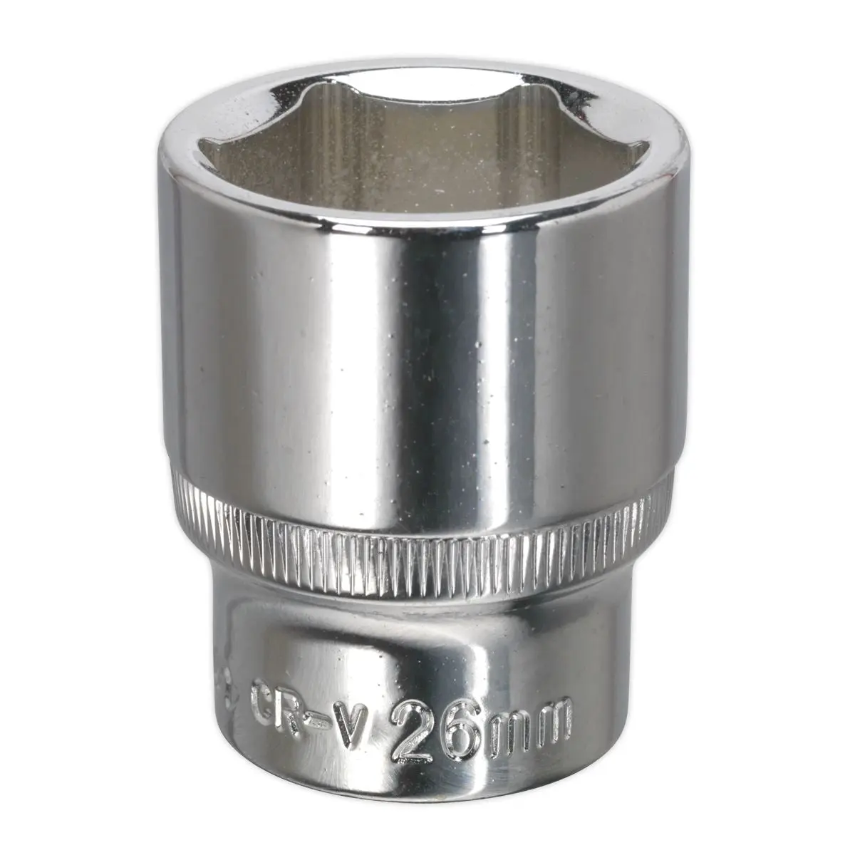 Sealey Premier WallDrive® Socket 26mm 1/2"Sq Drive Fully Polished
