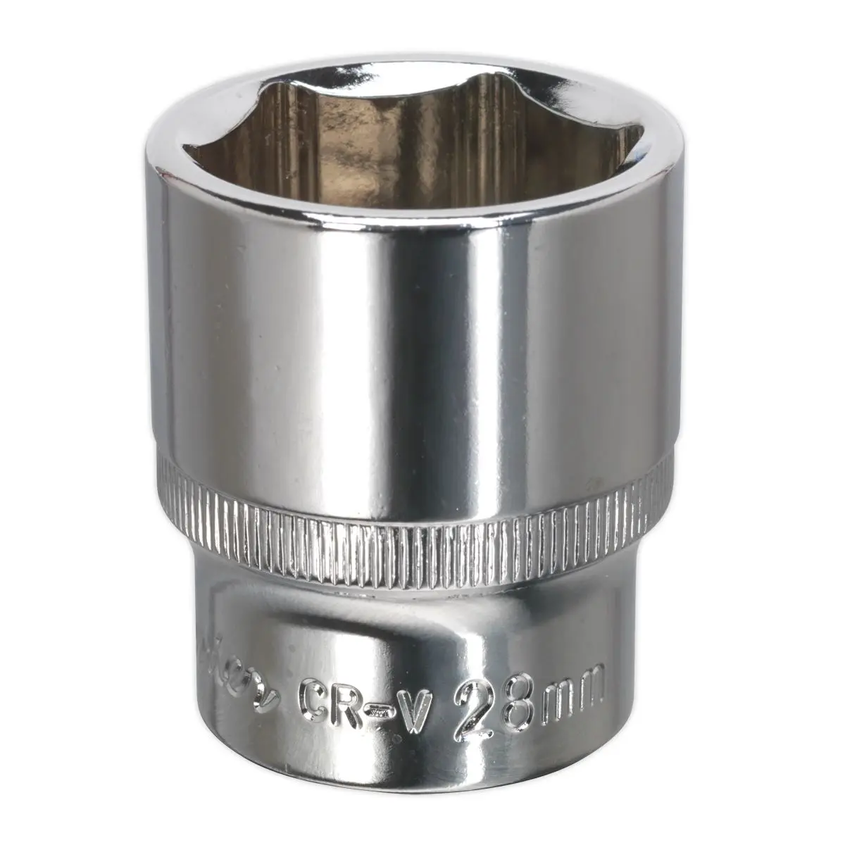 Sealey Premier WallDrive® Socket 28mm 1/2"Sq Drive Fully Polished