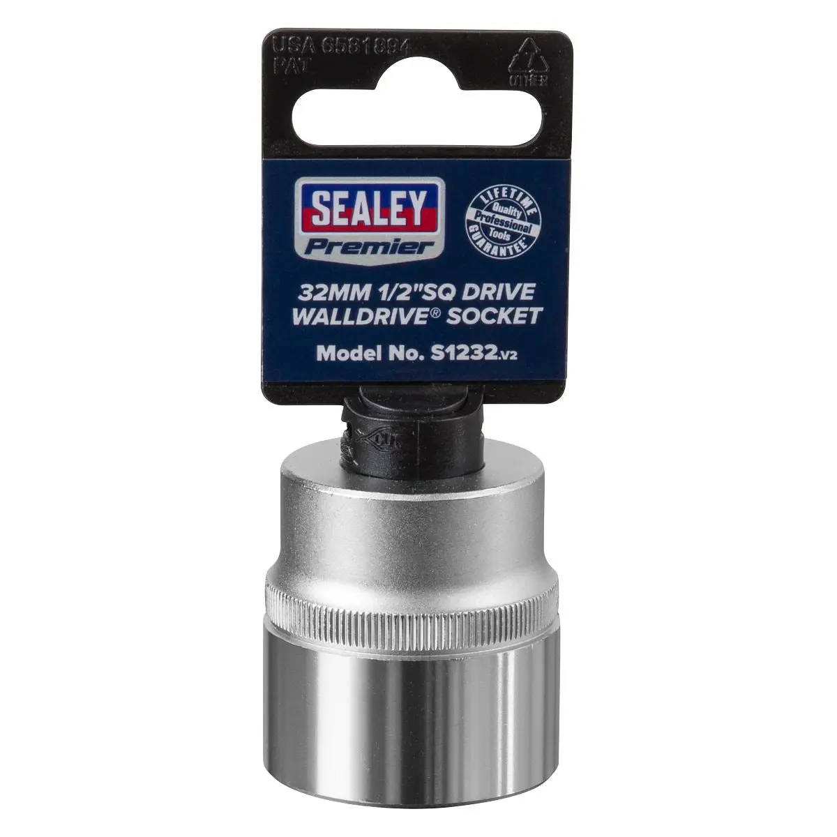 Sealey Premier WallDrive® Socket 32mm 1/2"Sq Drive - Image 4