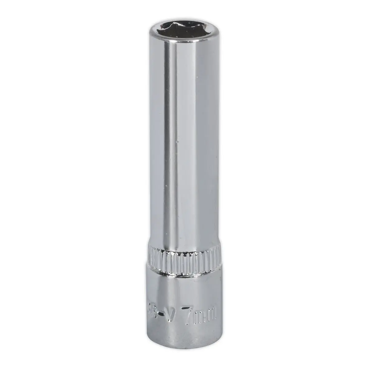 Sealey Premier WallDrive® Socket 7mm Deep 1/4"Sq Drive Fully Polished